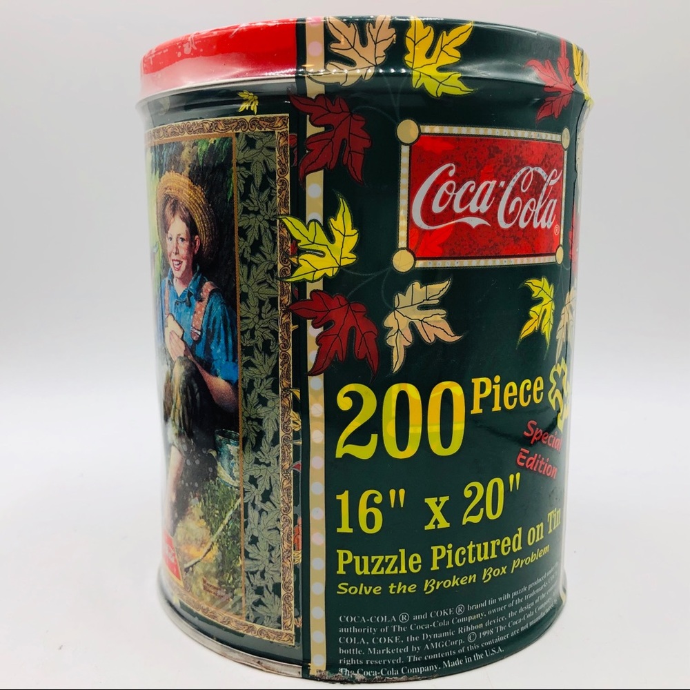 Coca Cola 200 pc Puzzle in Can Special Edition